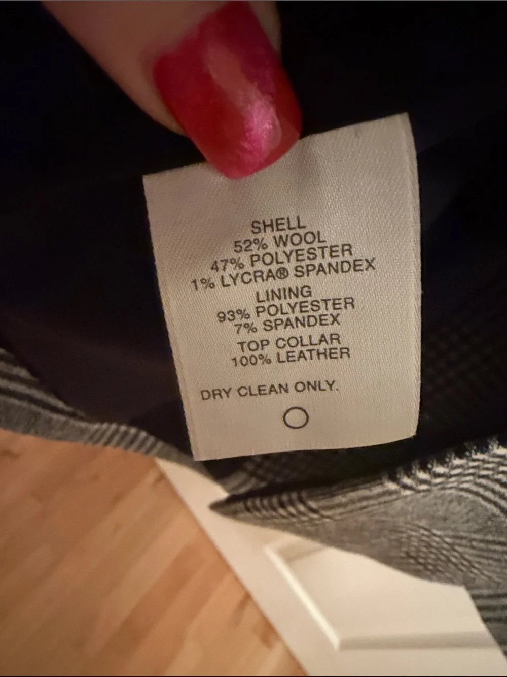 Classiques Entier Black & White Plaid Wool Blend Trench Jacket – Size 6